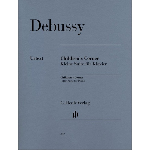 Debussy - Children's Corner Suite for Piano, Edited by Ernst-Günter Heinemann, 36 Pages, G. Henle Verlag
