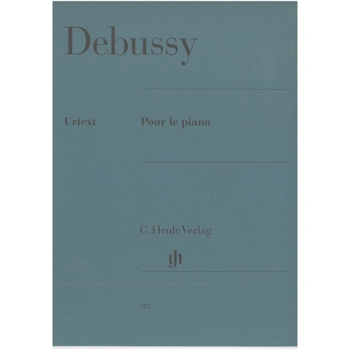 Debussy - Pour le Piano Urtext, Edited by Heinemann, Piano Solo, 36 Pages, G. Henle Verlag