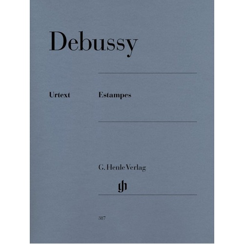 Debussy - Estampes for Piano Solo, 36 Pages, Edited by Ernst-Gnter Heinemann, G. Henle Verlag