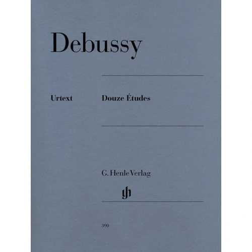 Debussy - 12 Etudes Book 1 & 2 Complete for Piano Solo, G. Henle Verlag, 96 Pages