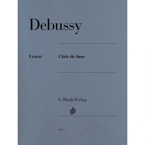 Debussy - Clair de Lune Urtext Edition Piano Solo Sheet Music