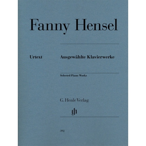 Fanny Hensel - Selected Piano Works (Softcover Book)