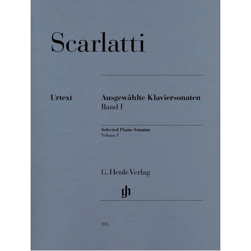 Scarlatti Selected Sonatas Vol 1 Urtext Edition for Piano Solo