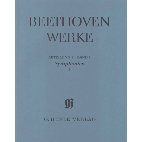 Beethoven Symphonies Volume 1 No 1 and 2 Full Score - Henle
