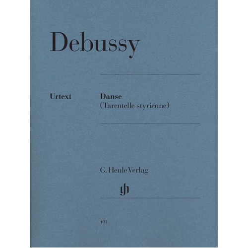 Danse by Claude Debussy for Piano Solo, 18 Pages, Published by G. Henle Verlag