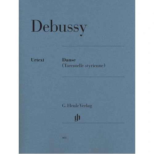 Danse by Claude Debussy for Piano Solo, 18 Pages, Published by G. Henle Verlag