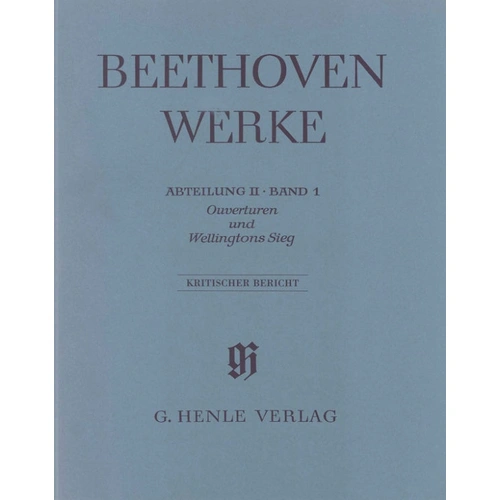 Overtures and Wellington's Victory Full Score - Beethoven Ludwig van - Henle
