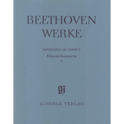 Piano Concertos Volume 2 No 4-5 Full Score - Beethoven Ludwig van - Henle
