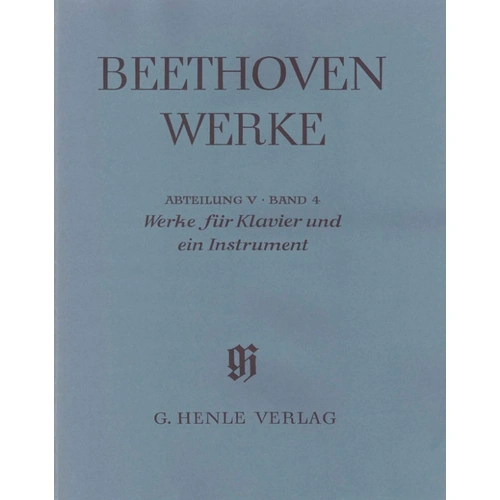 Beethoven Works for Piano and One Instrument - Henle Sheet Music