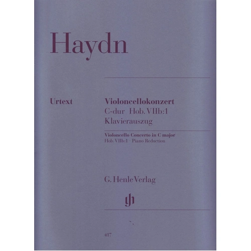 Haydn - Concerto C Major Hob. VIIb:1 for Cello and Piano Urtext Edition