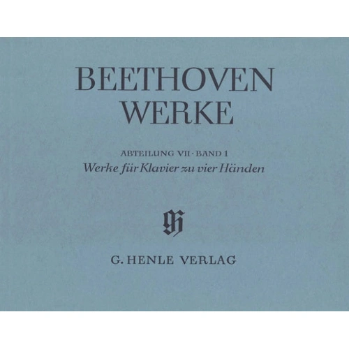 Beethoven Piano Duet Full Score - Henle Edition