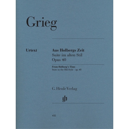 Holberg Suite Op 40 (Softcover Book)