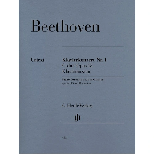 Beethoven - Concerto No. 1 Op. 15 for 2 Pianos 4 Hands, G. Henle Verlag, 112 Pages