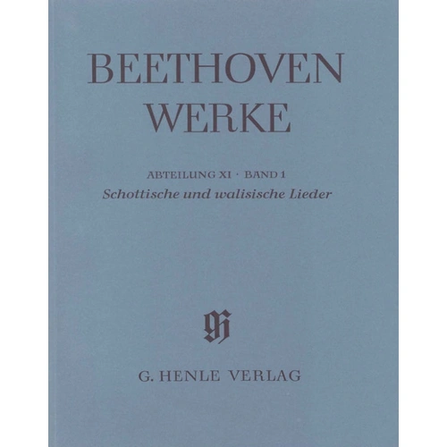 Scottish and Welsh Songs Full Score - Beethoven Ludwig van - Henle