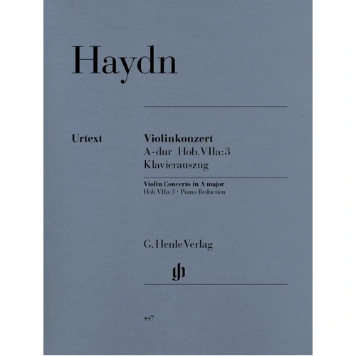 Haydn - Concerto for Violin and Orchestra in A Major Hob. VIIa:3 Urtext Edition
