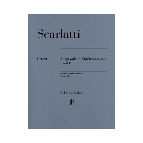 Domenico Scarlatti Selected Piano Sonatas Volume II Urtext Edition