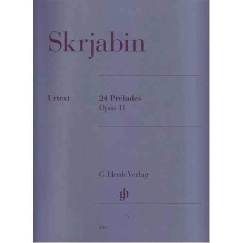 Scriabin - 24 Preludes Op. 11 Urtext Edition for Piano Solo