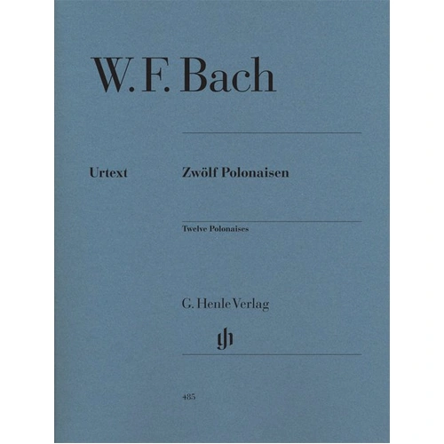 Polonaises 12 by Wilhelm Friedemann Bach for Piano Solo, G. Henle Verlag, 39 Pages