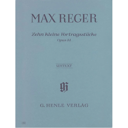 Little Pieces 10 Op 41 by Max Reger, Piano Solo, G. Henle Verlag, 32 Pages