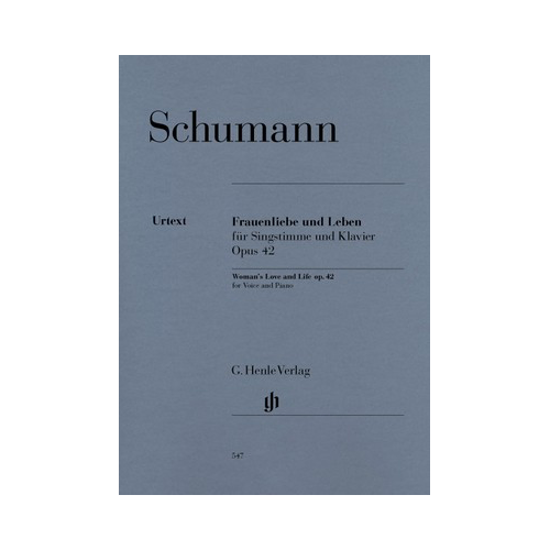 Frauenliebe und Leben Op 42 Vocal Sheet Music for Mezzo Soprano or Baritone