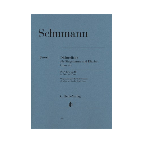 Dichterliebe Op 48 for High Voice and Piano - Vocal Sheet Music