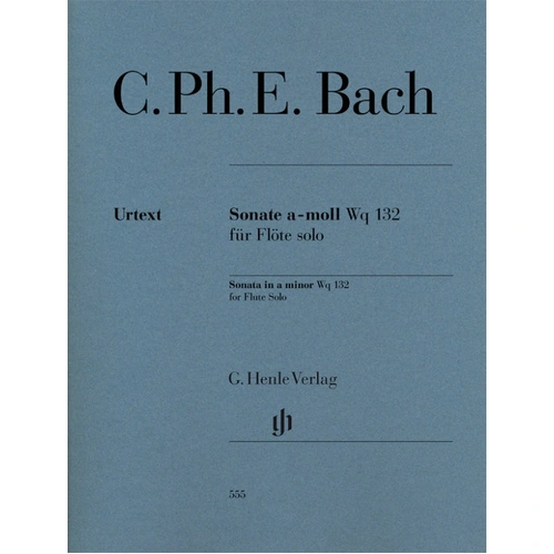 Bach CPE - Sonata in A Minor Wq132 for Flute Solo - Henle HN555