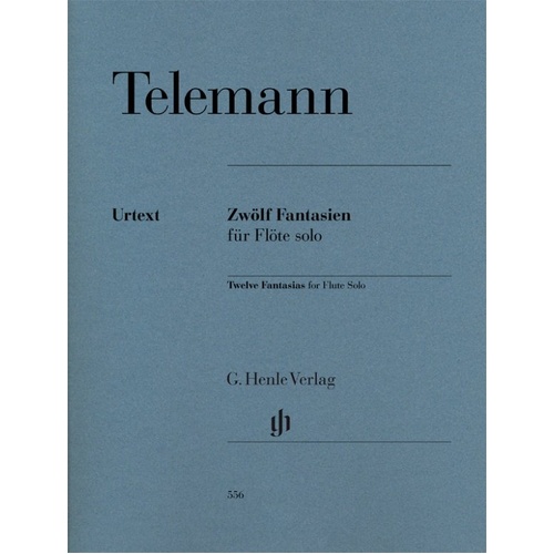 Telemann - 12 Fantasias for Flute Solo TWV 40:2-13, G. Henle Verlag, Flute Solo, 1 Page