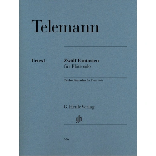 Telemann - 12 Fantasias for Flute Solo TWV 40:2-13, G. Henle Verlag Edition