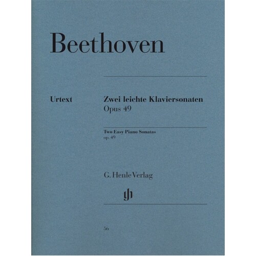 Beethoven - 2 Sonatas Op 49 No 1 G Min Op 49 No 2 G Book