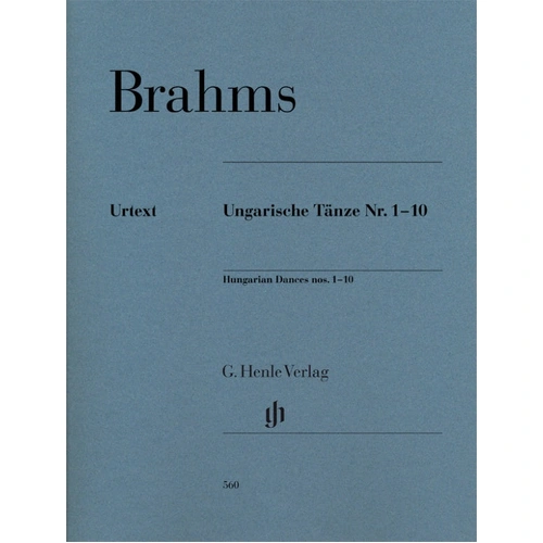 Brahms - Hungarian Dances 1-10 for Piano Solo - Henle HN560