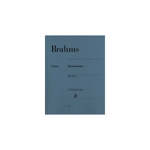 Brahms Piano Pieces - Piano Sheet Music for Solo Works