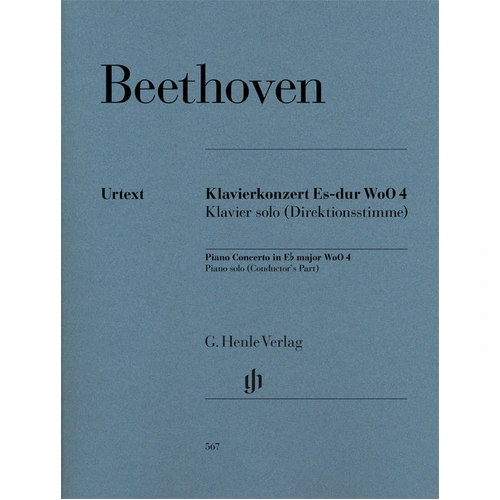 Beethoven Piano Concerto WoO 4 for Piano Solo - Henle HN567
