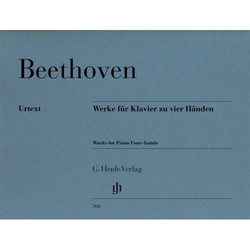 Beethoven - Works For Piano Four Hands (Softcover Book)