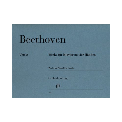 Beethoven - Works for Piano Four-Hands - 2 Pianos 4 Hands Henle HN568