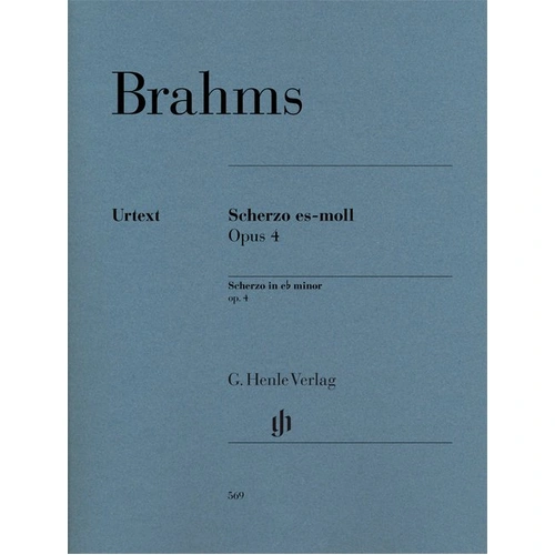 Scherzo in E Flat Minor Op 4 Piano Solo by Johannes Brahms