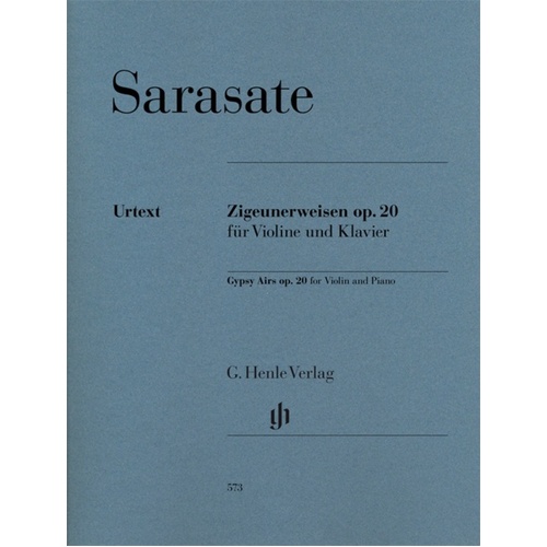 Gypsy Airs Op 20 Violin/Piano Urtext (Softcover Book)