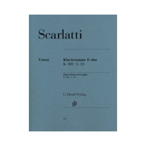 Piano Sonata K 380 L 23 - Scarlatti Piano Sheet Music, Moderate Difficulty, Urtext Edition