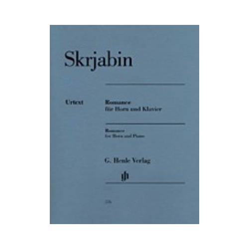 Scriabin Romance for Horn and Piano, G. Henle Verlag Edition
