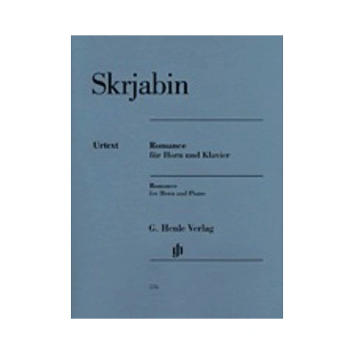 Scriabin Romance for Horn and Piano Edition by G. Henle Verlag