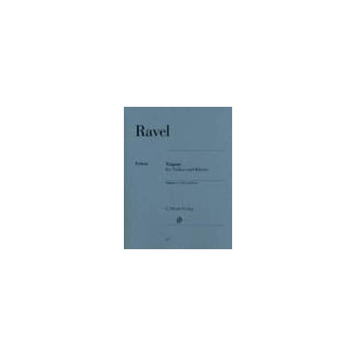 Ravel - Tzigane for Violin and Piano Urtext Edition, G. Henle Verlag