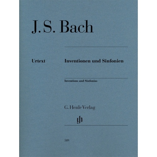 Bach - Inventions And Sinfonias Book