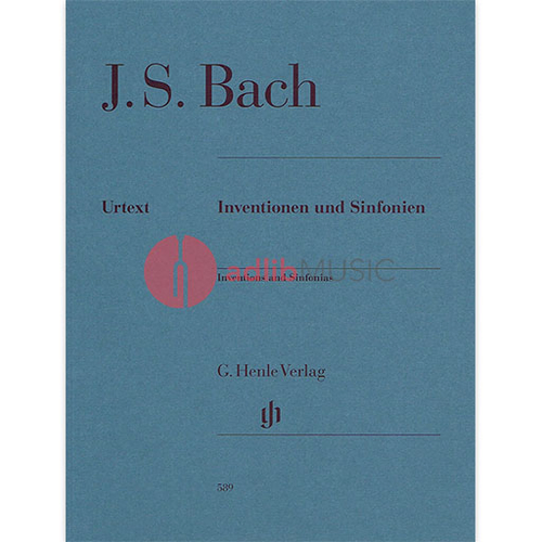 Bach: Inventions and Sinfonias for Piano Solo - Henle HN589