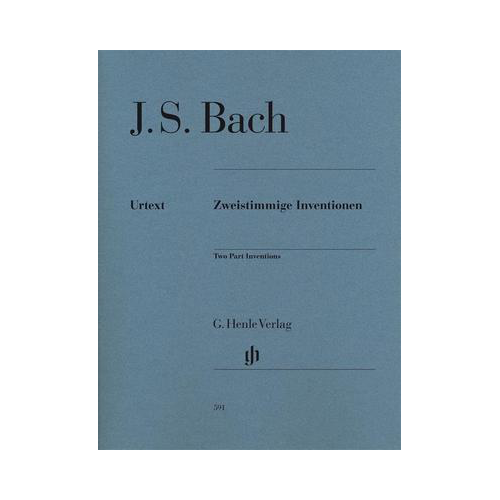 Bach - Two Part Inventions for Piano - Henle HN591