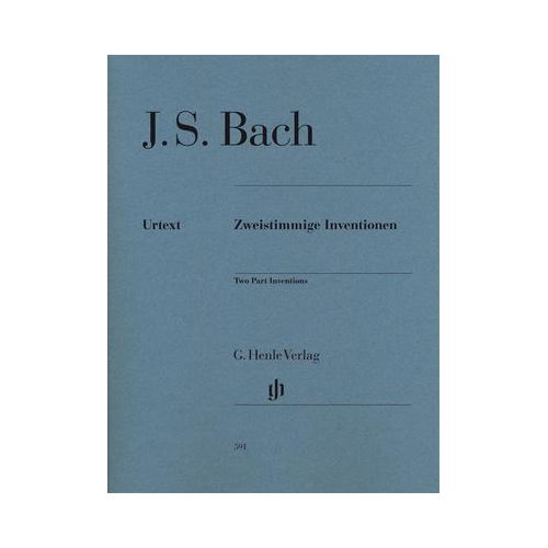 Bach - Two Part Inventions - Piano Sheet Music Henle HN591