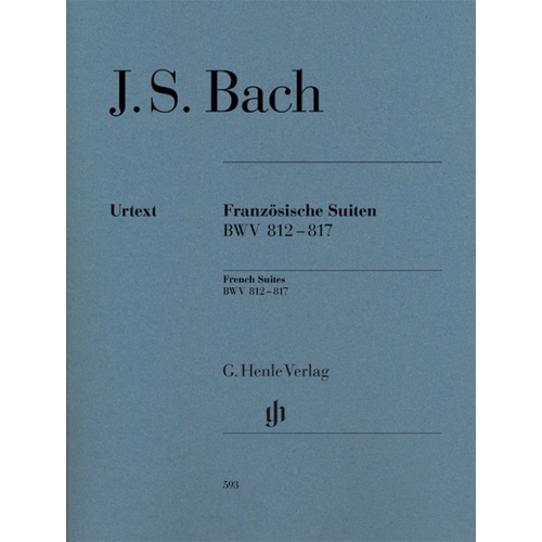 Bach - French Suites Bwv 812-817 (Softcover Book)