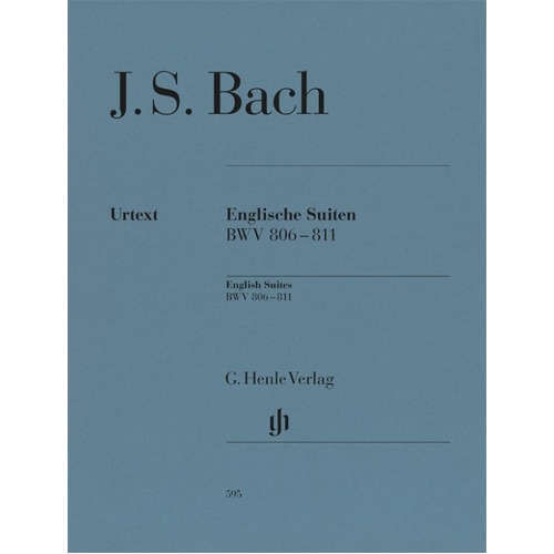 Bach - English Suites BWV 806-811 Urtext Edition for Piano