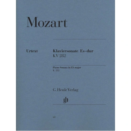 Mozart Piano Sonata E Flat Major K 282 Urtext Edition by G. Henle Verlag