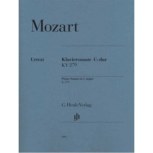 Mozart - Piano Sonata C Major K. 279 (189D) Urtext Edition for Piano Solo