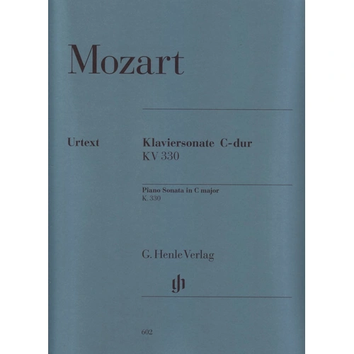 Mozart Piano Sonata C Major K. 330 (300h) Urtext Edition by G. Henle Verlag, Edited by Ernst Herttrich, 17 Pages