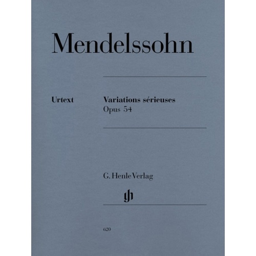 Variations Serieuses Op 54 Urtext (Softcover Book)
